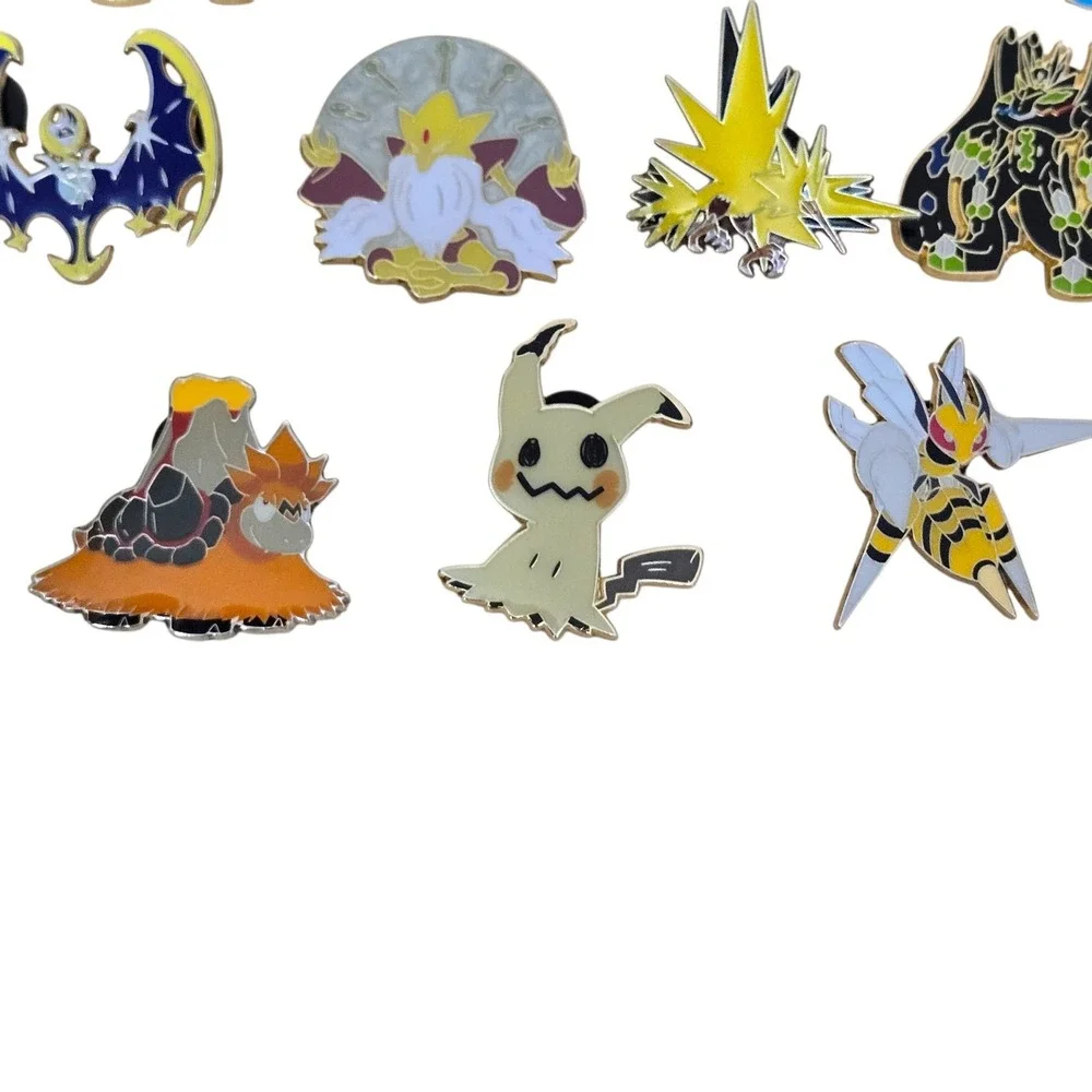Pokemon Official Enamel Collector's Pins Authentic Lot 14 Beedrill Zygarde More